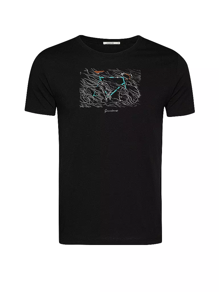 GREENBOMB | T-Shirt BIKE STORM | schwarz