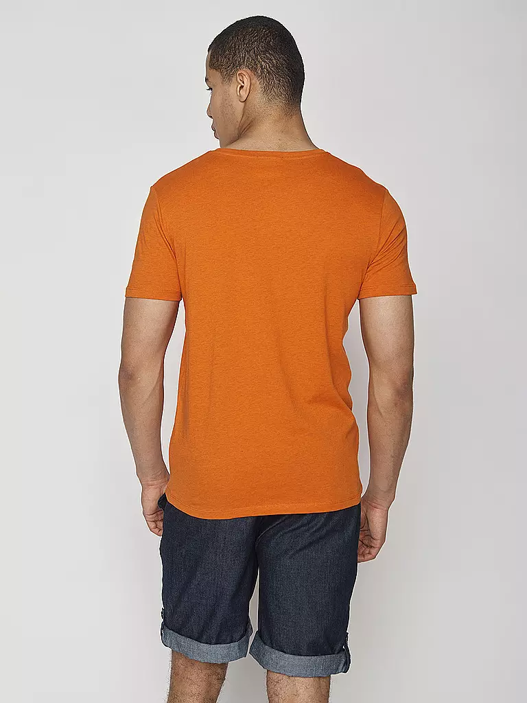 GREENBOMB | T-Shirt BIKE URBAN CYCLE GUIDE | orange