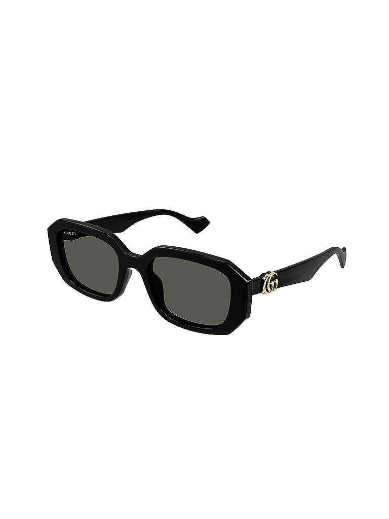 Gucci Damen Gucci GG1535S 001 Sonnenbrillen Injiziert Schwarz Grau Quadratisch