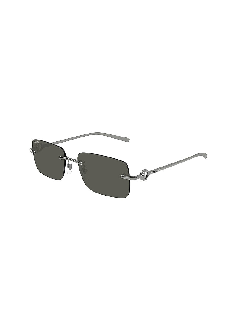 Gucci Herren Gucci GG1703S 001 Sonnenbrillen Metall Ruthenium Grau Quadratisch