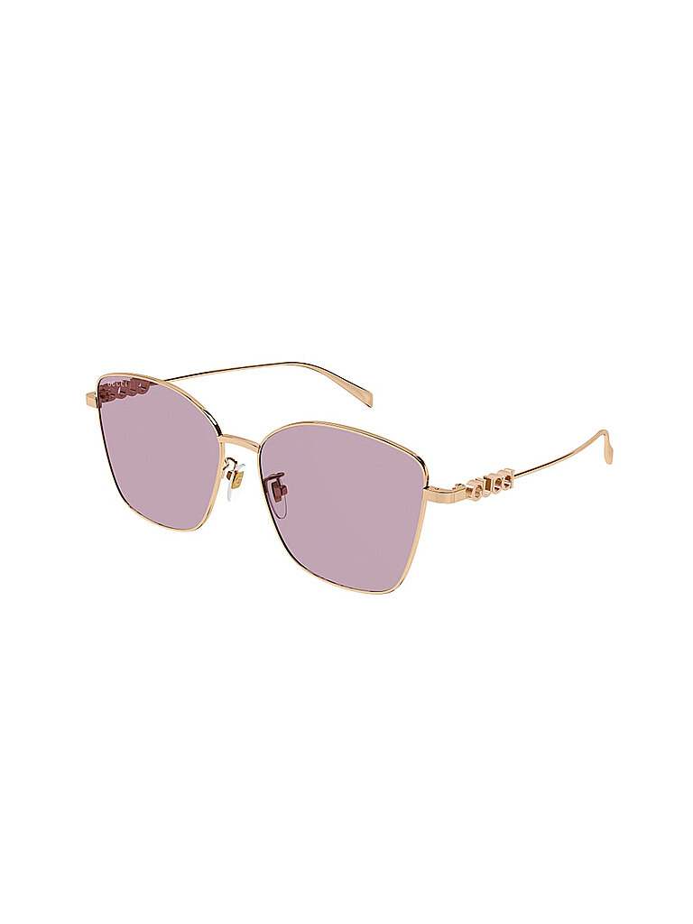 Gucci Damen Gucci GG1805SA 003 Sonnenbrillen Metall Gold Violett Schmetterling