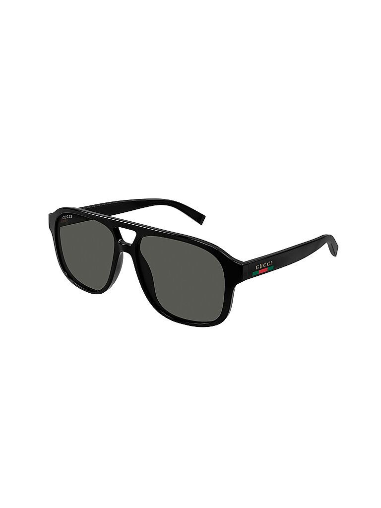 Gucci Herren Gucci GG1856S 001 Sonnenbrillen Injiziert Schwarz Grau Pilot