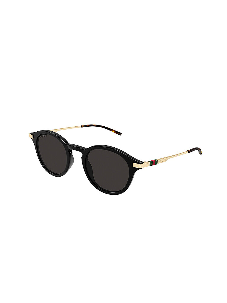 Gucci Herren Gucci GG1890S 001 Sonnenbrillen Acetat Schwarz Grau Rund