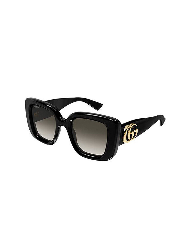 Gucci Damen Gucci GG1975S 002 Sonnenbrillen Injiziert Schwarz Grau Schmetterling