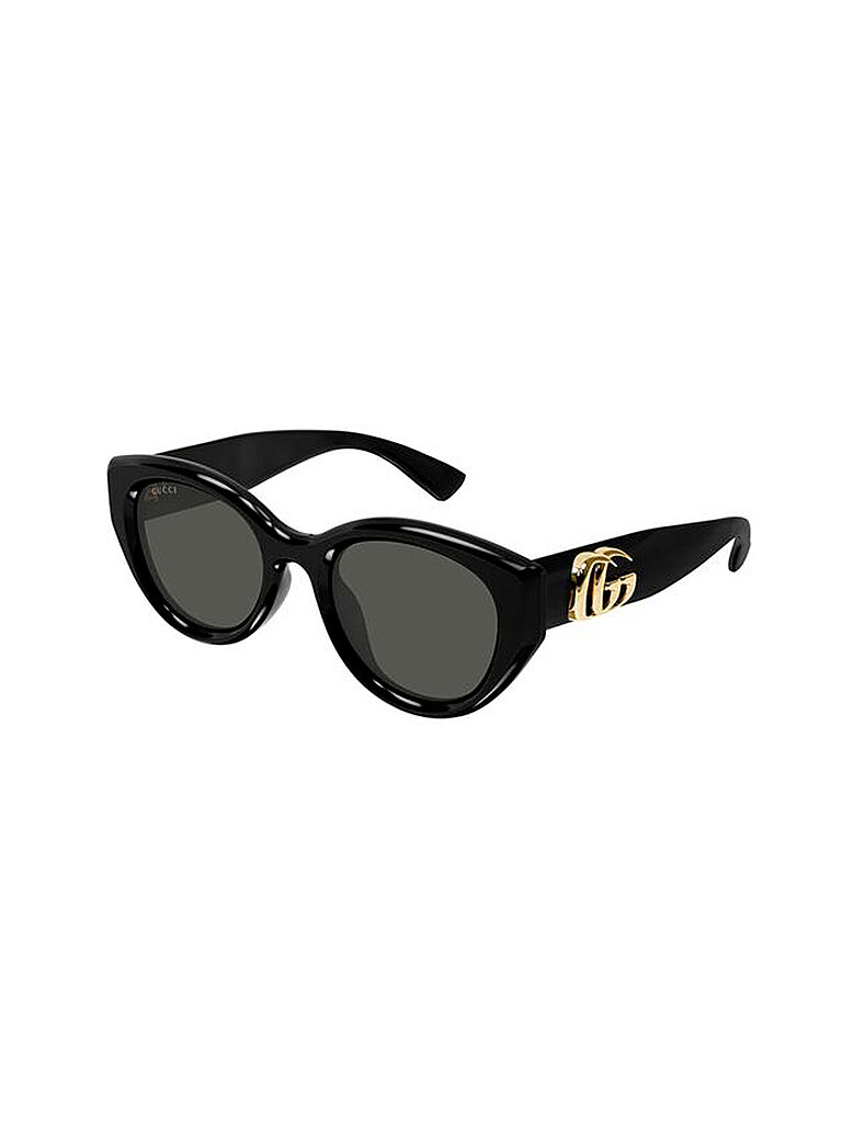 Gucci Damen Gucci GG1976SK 001 Sonnenbrillen Injiziert Schwarz Grau Rund