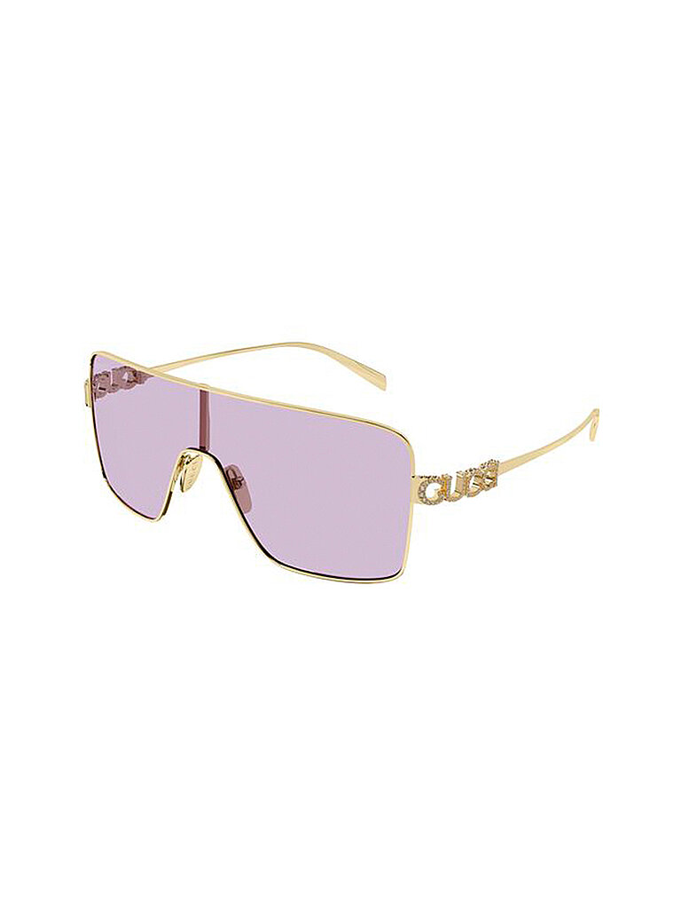 Gucci Damen Gucci GG1936S 005 Sonnenbrillen Metall Gold Violett Maske