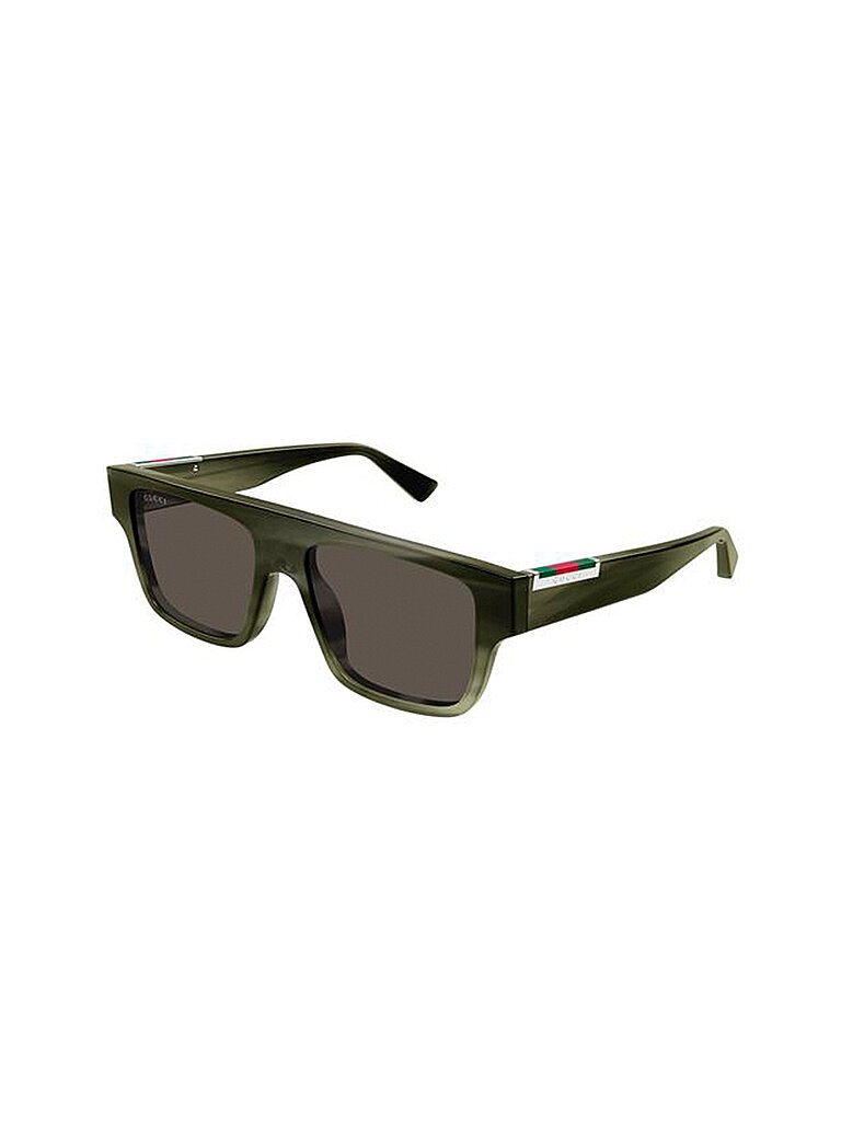 Gucci Herren Gucci GG1960S 005 Sonnenbrillen Acetat Grün Braun Quadratisch