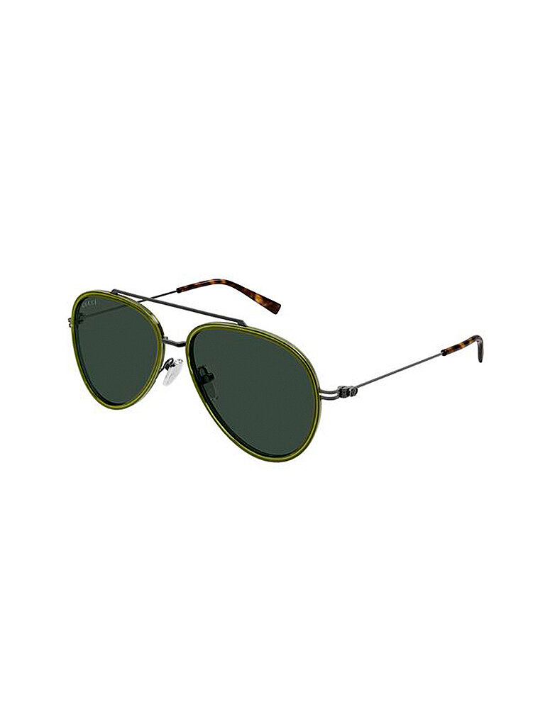 Gucci Herren Gucci GG1981S 004 Sonnenbrillen Injiziert Grün Grün Pilot