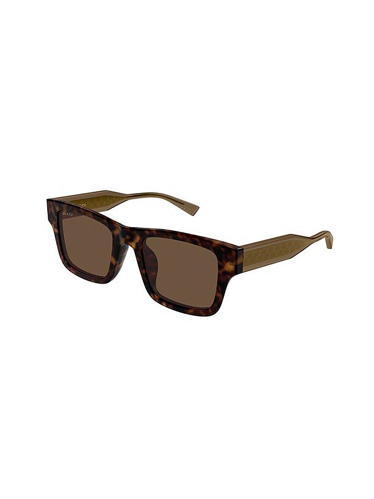 Gucci Herren Gucci GG2072SA 003 Sonnenbrillen Acetat Havanna Braun Quadratisch