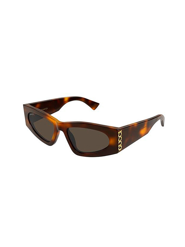 Gucci Damen Gucci GG2040S 002 Sonnenbrillen Acetat Havanna Braun Cat Eye