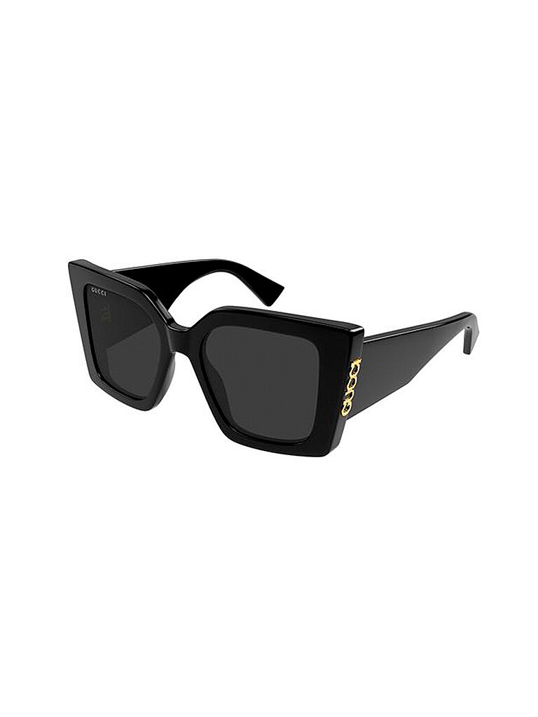 Gucci Damen Gucci GG2039S 001 Sonnenbrillen Acetat Schwarz Grau Schmetterling