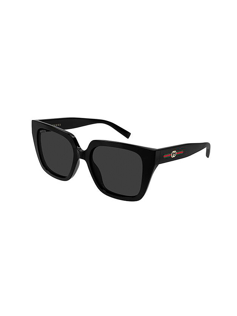Gucci Damen Gucci GG2102S 001 Sonnenbrillen Injiziert Schwarz Grau Schmetterling