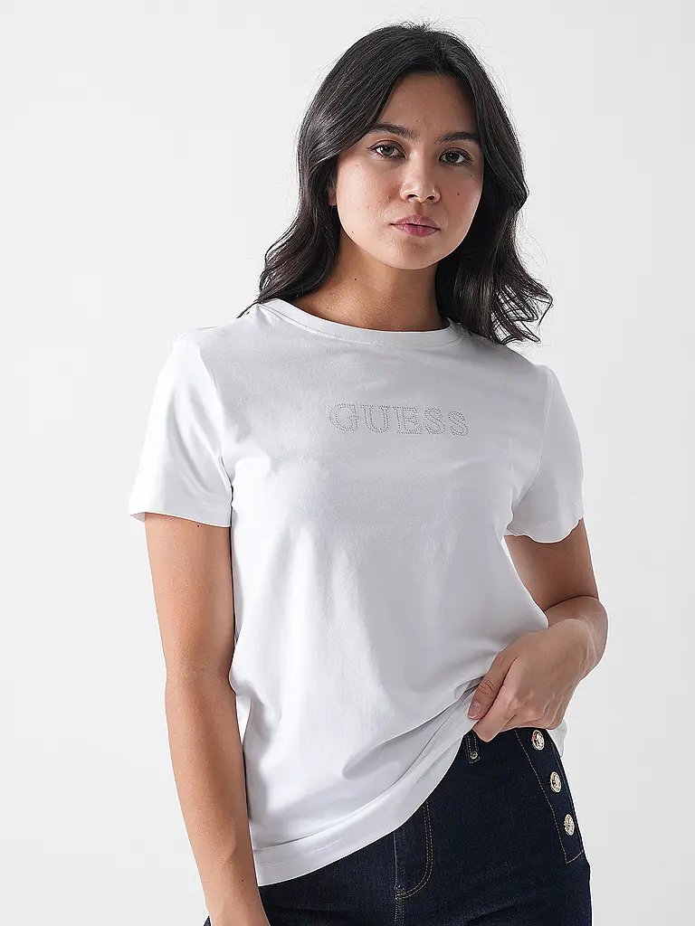 GUESS ACTIVEWEAR | T-Shirt  | weiss
