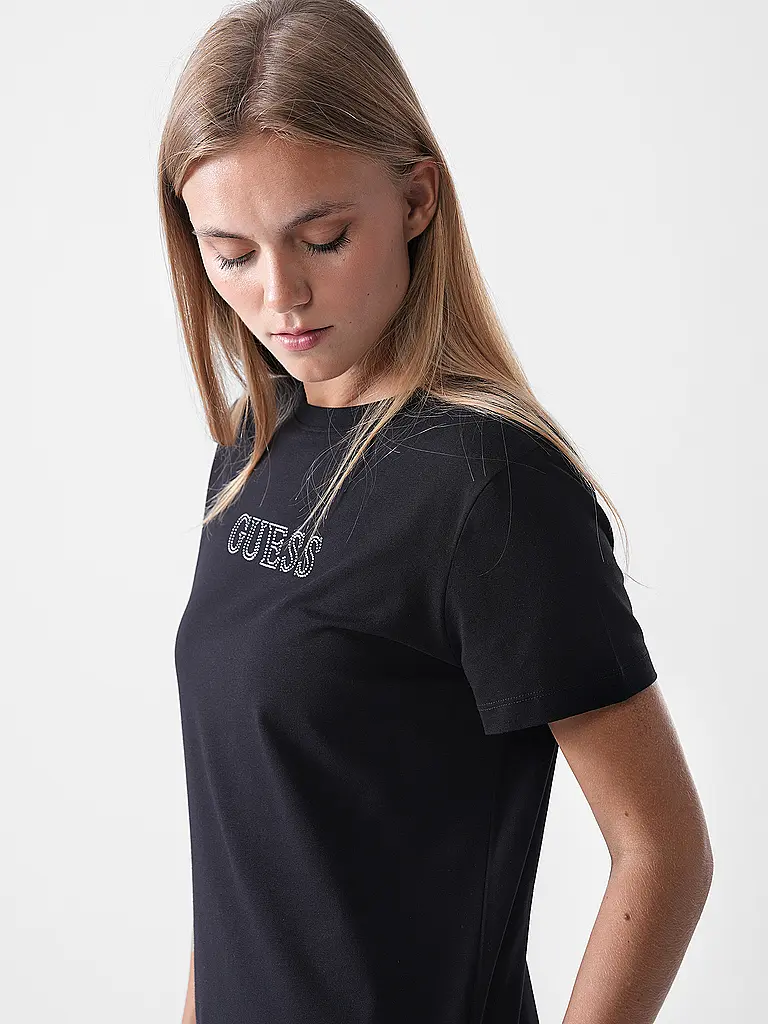 GUESS ACTIVEWEAR | T-Shirt  | schwarz