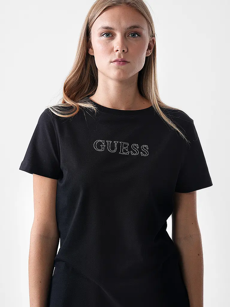 GUESS ACTIVEWEAR | T-Shirt  | schwarz