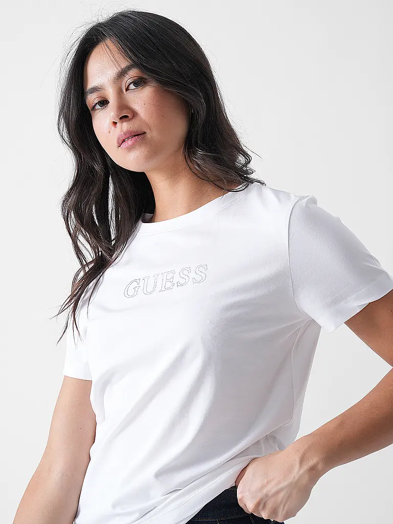 GUESS ACTIVEWEAR | T-Shirt  | weiss