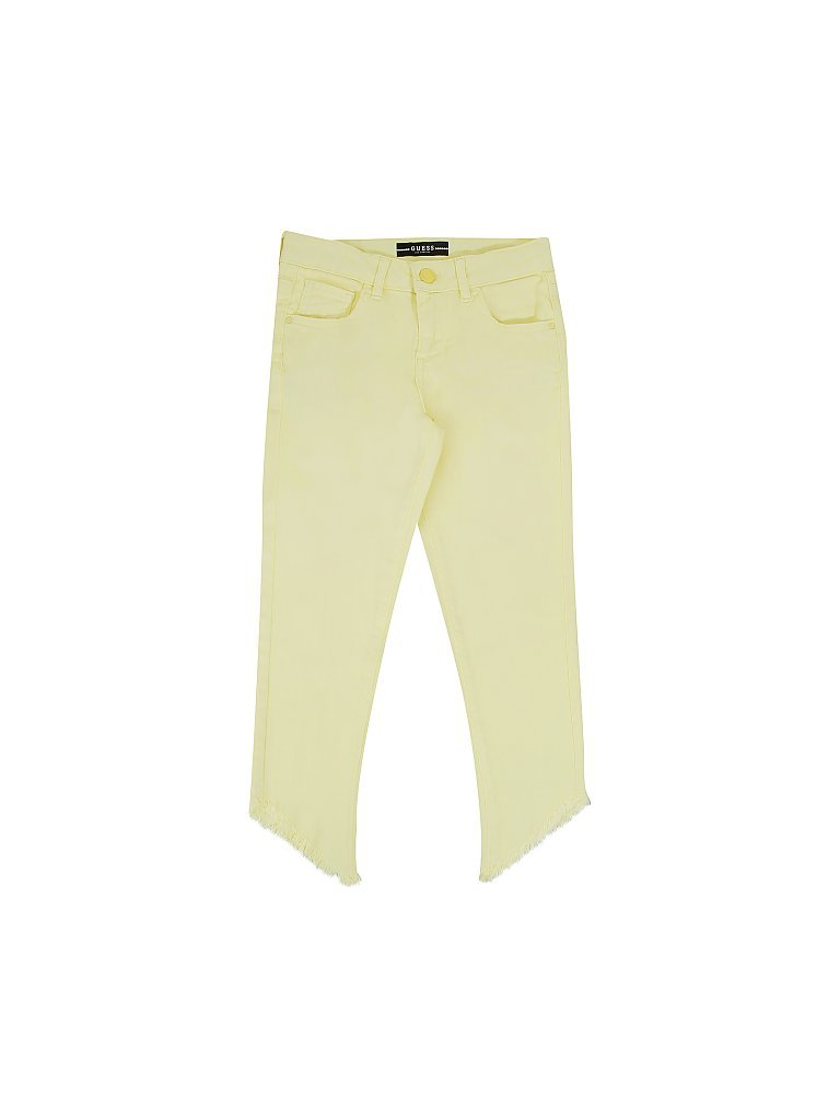 GUESS Mädchen Jeans Slim Fit 7/8 gelb | 140