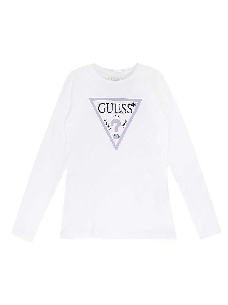 GUESS Mädchen Langarmshirt weiß | 140