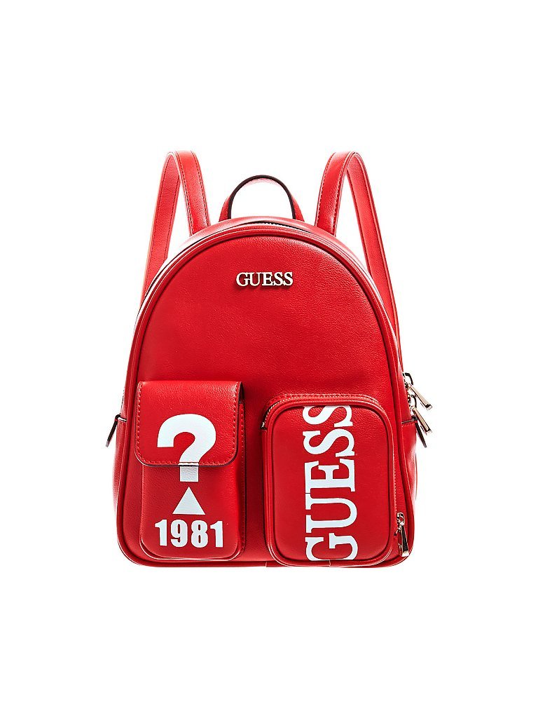 GUESS Rucksack Utility Vibe L rot