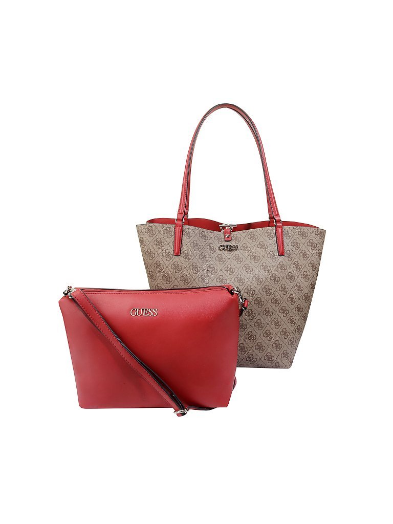 GUESS Wendetasche - Shopper Alby braun