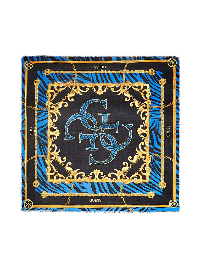 GUESS Tuch Kefiah blau