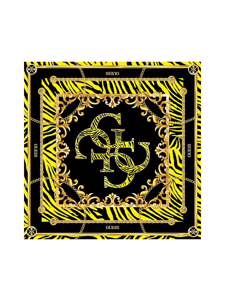GUESS Tuch Foulard gelb