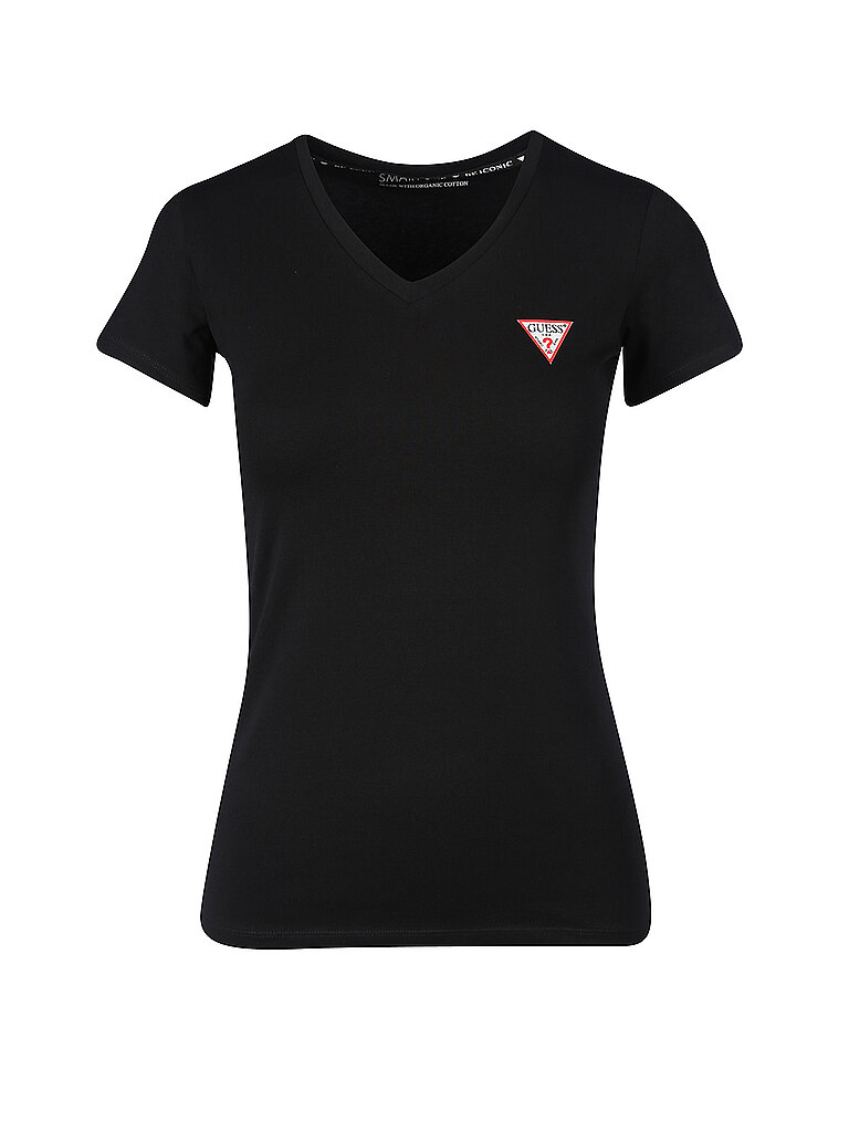 GUESS T Shirt schwarz | S