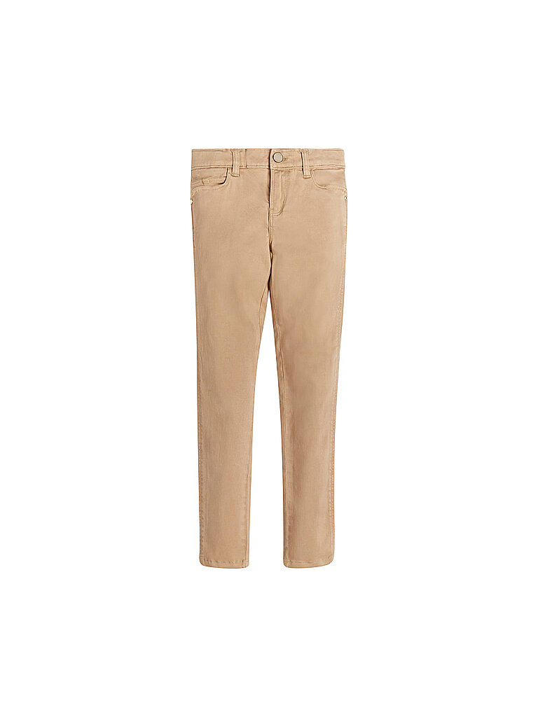 GUESS Mädchen Hose Skinny Fit beige | 140