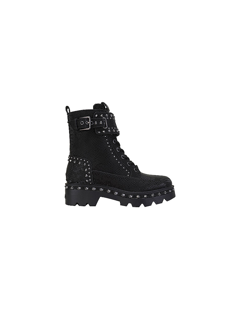 GUESS Schnürboot Nieten schwarz | 36