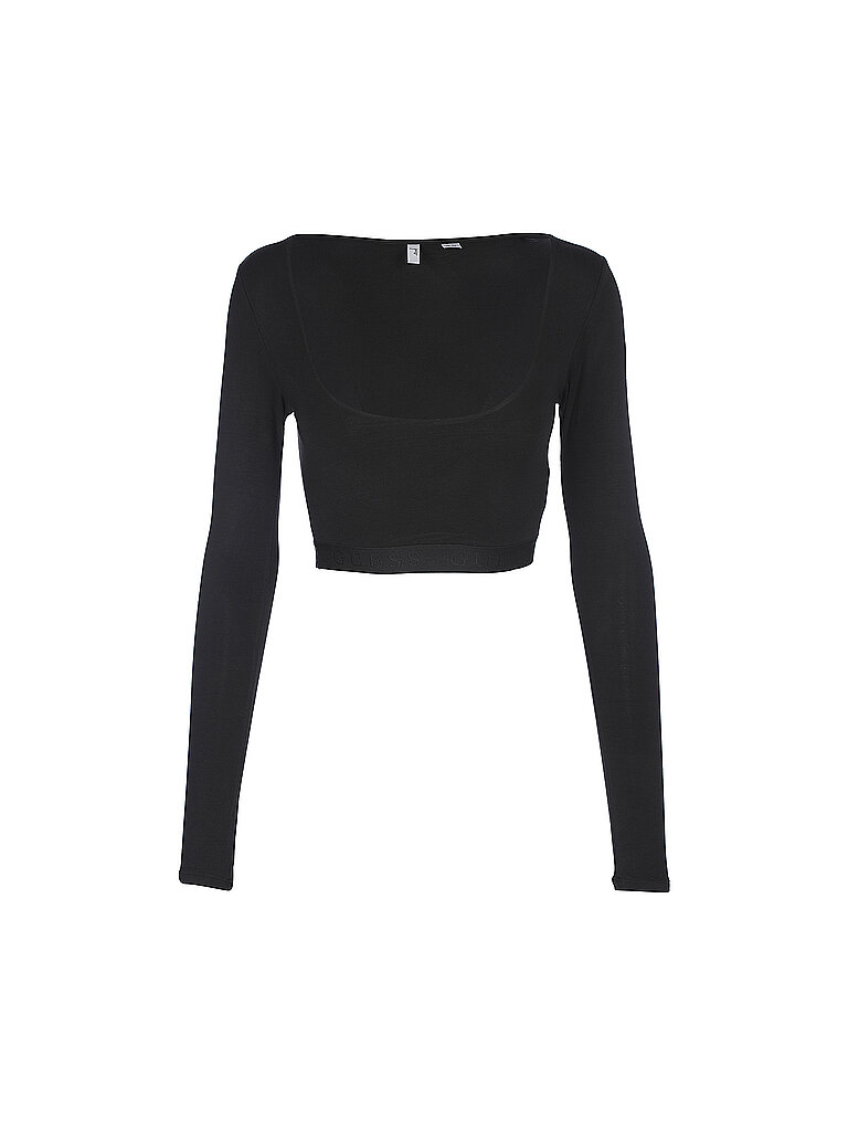 GUESS Loungeshirt  schwarz | M