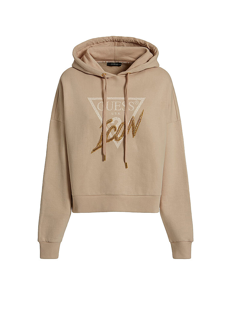 GUESS Kapuzensweater - Hoodie Iconic beige | XS