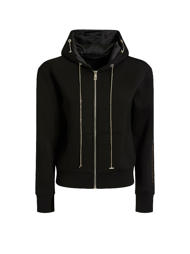 GUESS Sweatjacke schwarz | S