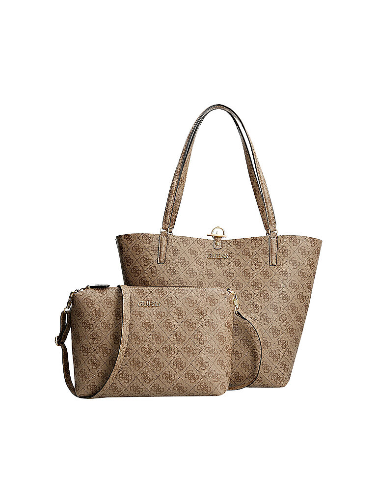 GUESS Wendetasche - Shopper Alby beige
