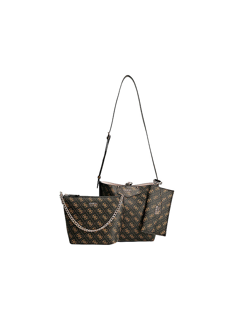 GUESS Tasche  - Umhängetasche Brenton braun