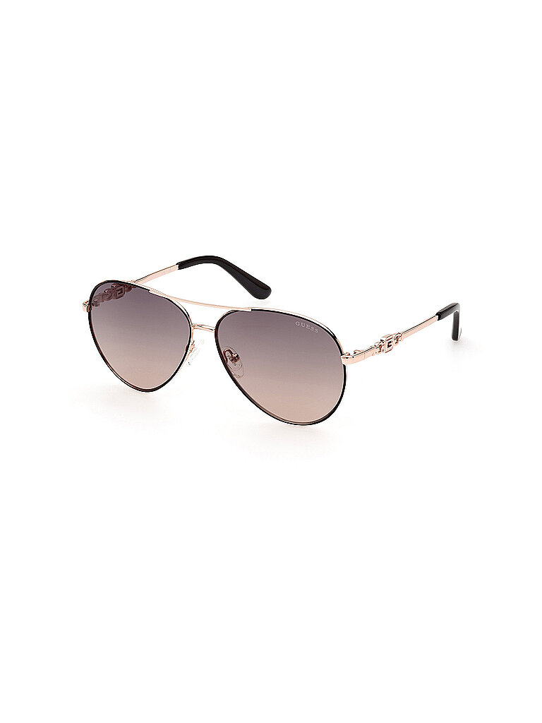 Guess Damen Guess GU7885-H 05B Sonnenbrillen Metall Schwarz Grau Pilot Normal Schattiert