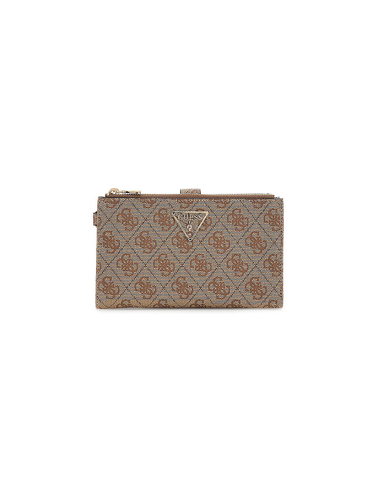 GUESS LAUREL II SLG DBL ZIP ORGNZR.LATTE LOGO U