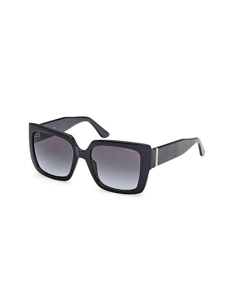 Guess Damen Guess GU00200 01B Sonnenbrillen Injiziert Schwarz Rauch Quadratisch Normal