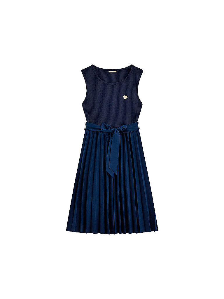 Ärmelloses plissiertes Kleid mit Gürtel für Mädchen Guess