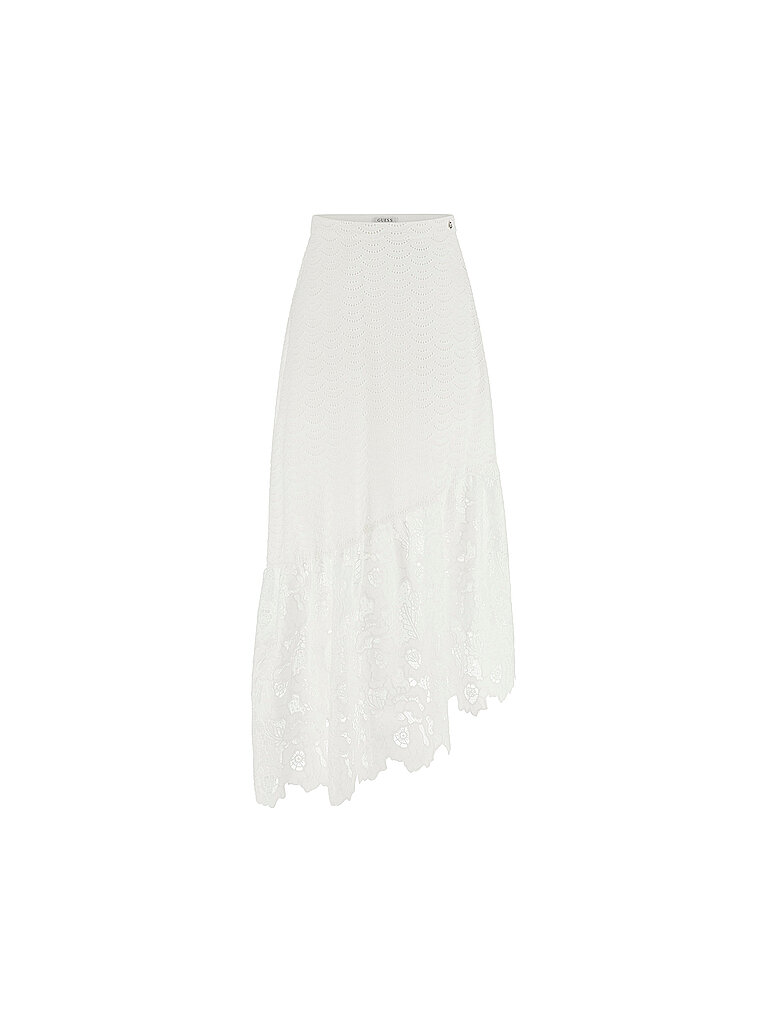 Schwingender Midi-Rock mit Ösen für Damen Guess Sharon