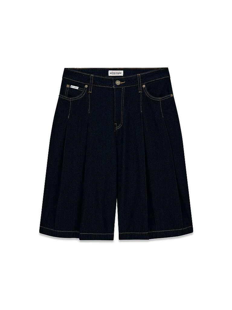 Falten-Denim-Bermuda Damen Guess