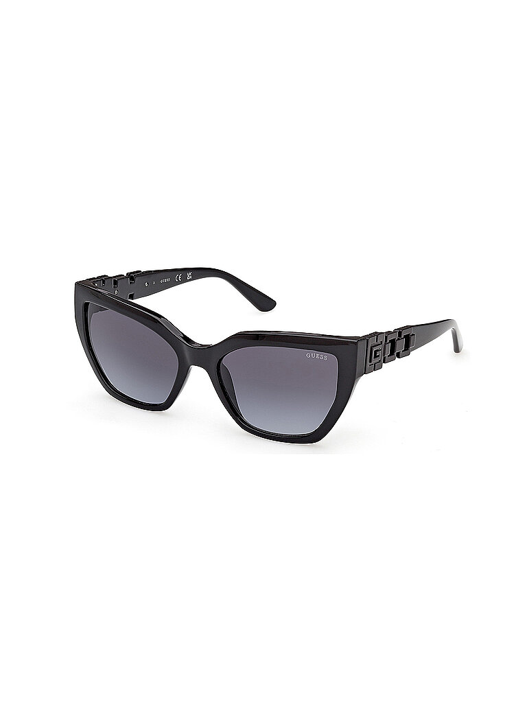Guess Damen Guess GU00264 01B Sonnenbrillen Injiziert Schwarz Rauch Cat Eye Normal