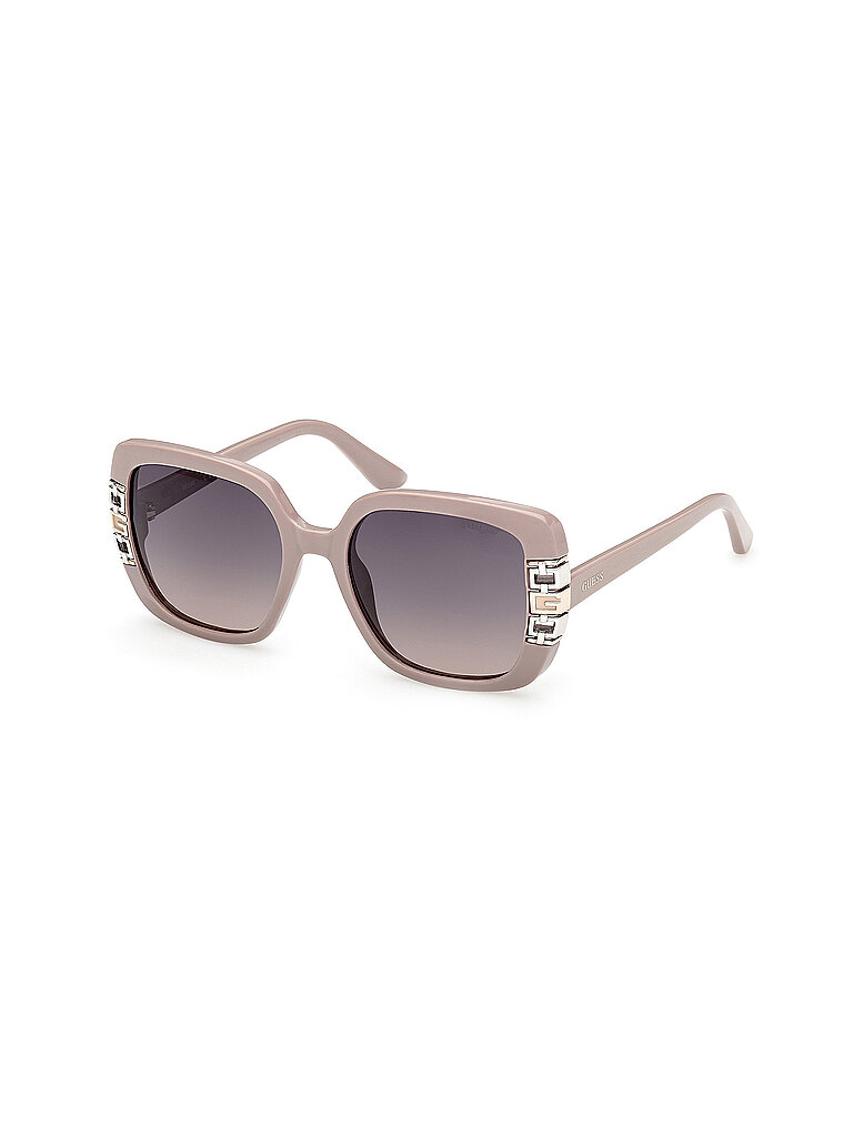Guess Damen Guess GU00294 57B Sonnenbrillen Injiziert Beige Rauch Quadratisch Normal