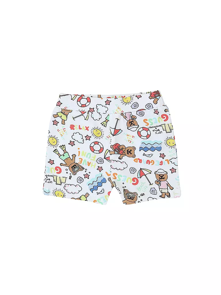 GUESS | Baby Set Bodys und Shorts 3 teilig | weiss