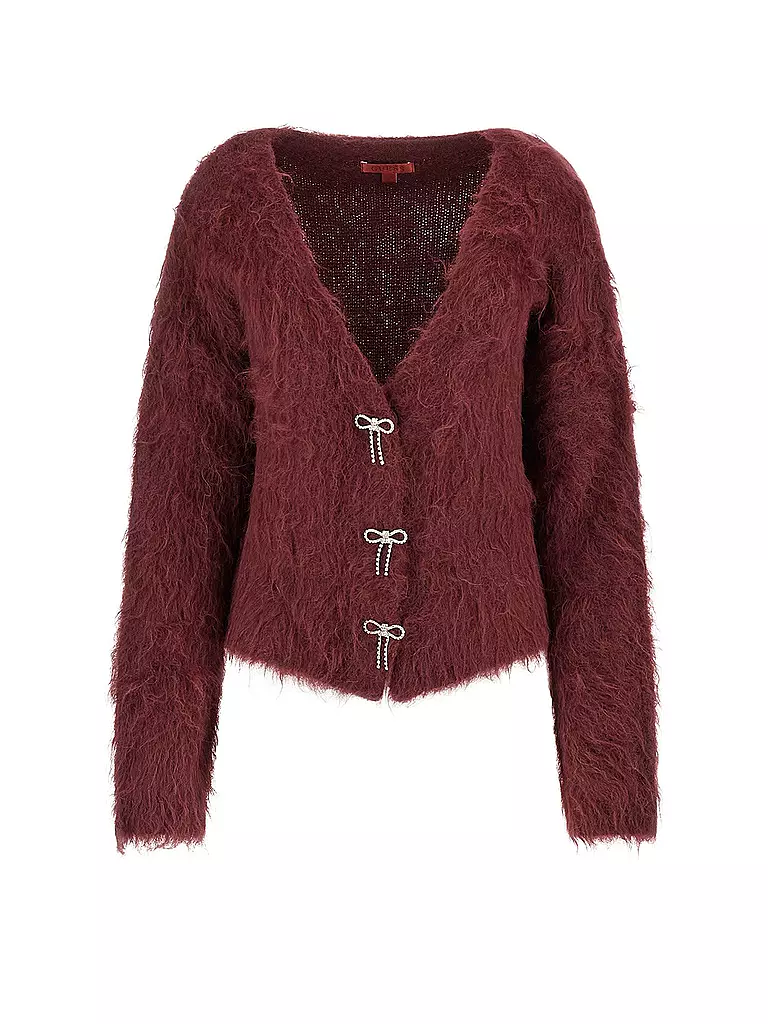 GUESS | Cardigan  | dunkelrot