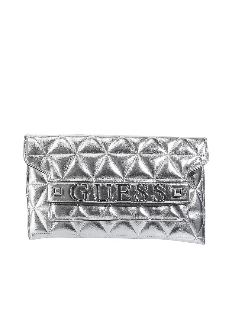 GUESS | Crossbody - Clutch "Laiken" | silber