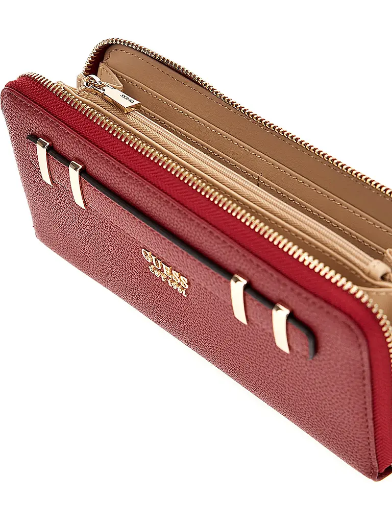 GUESS | Geldbörse GREGORIA Large | dunkelrot