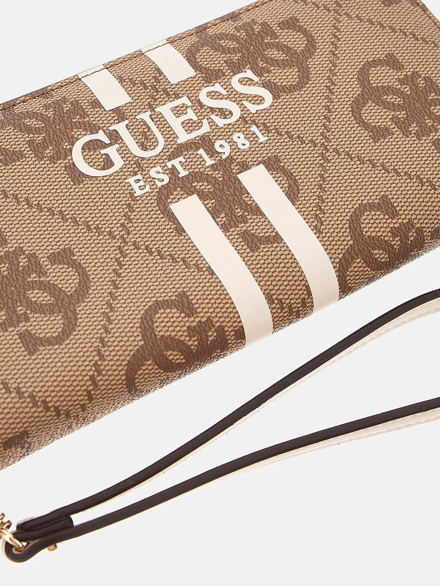 GUESS | Geldbörse LAUREL Large | beige