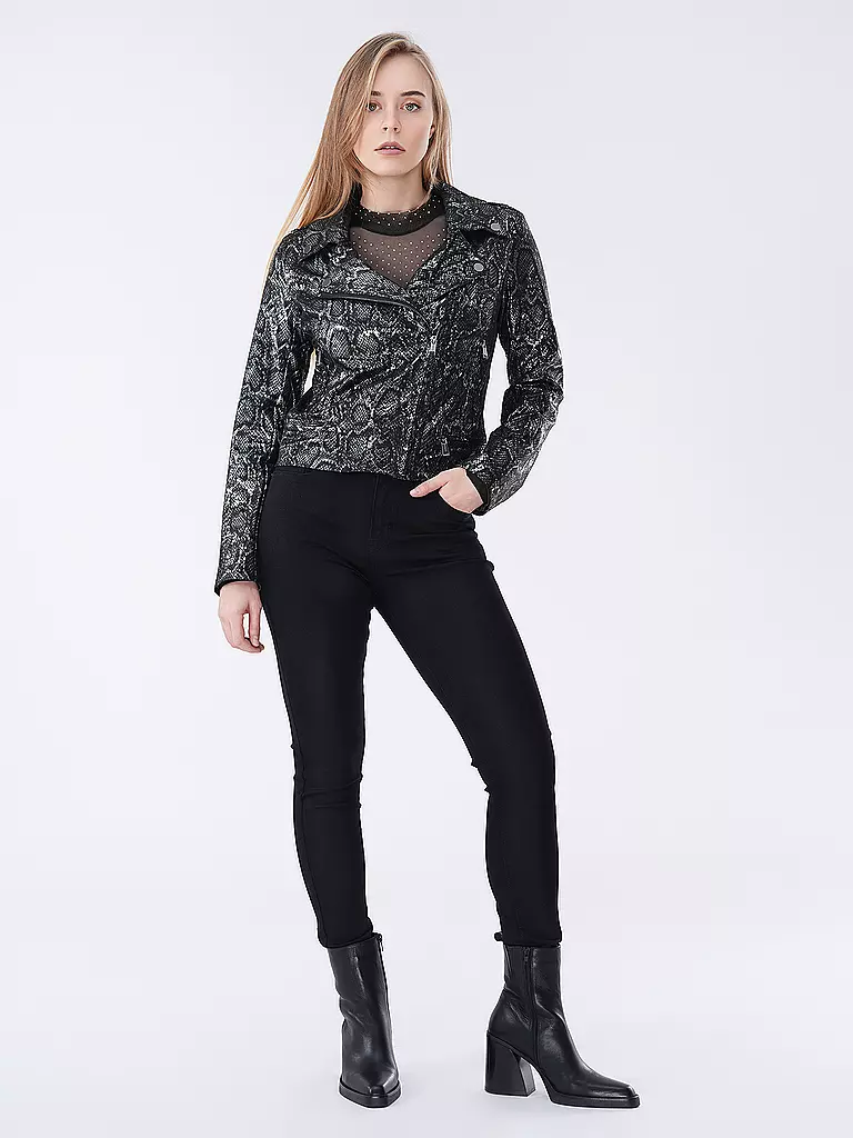 GUESS | Jacke in Lederoptik NANCY | schwarz