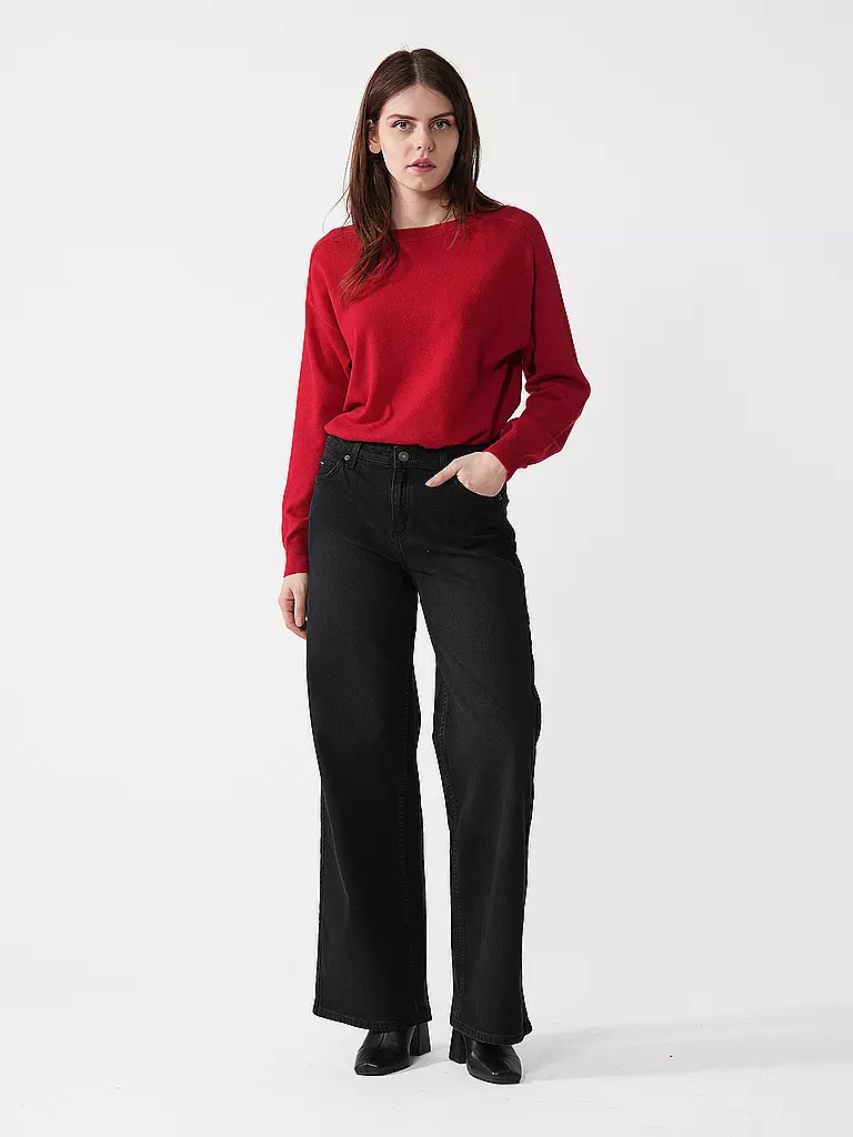 GUESS | Jeans Wide Leg  | schwarz
