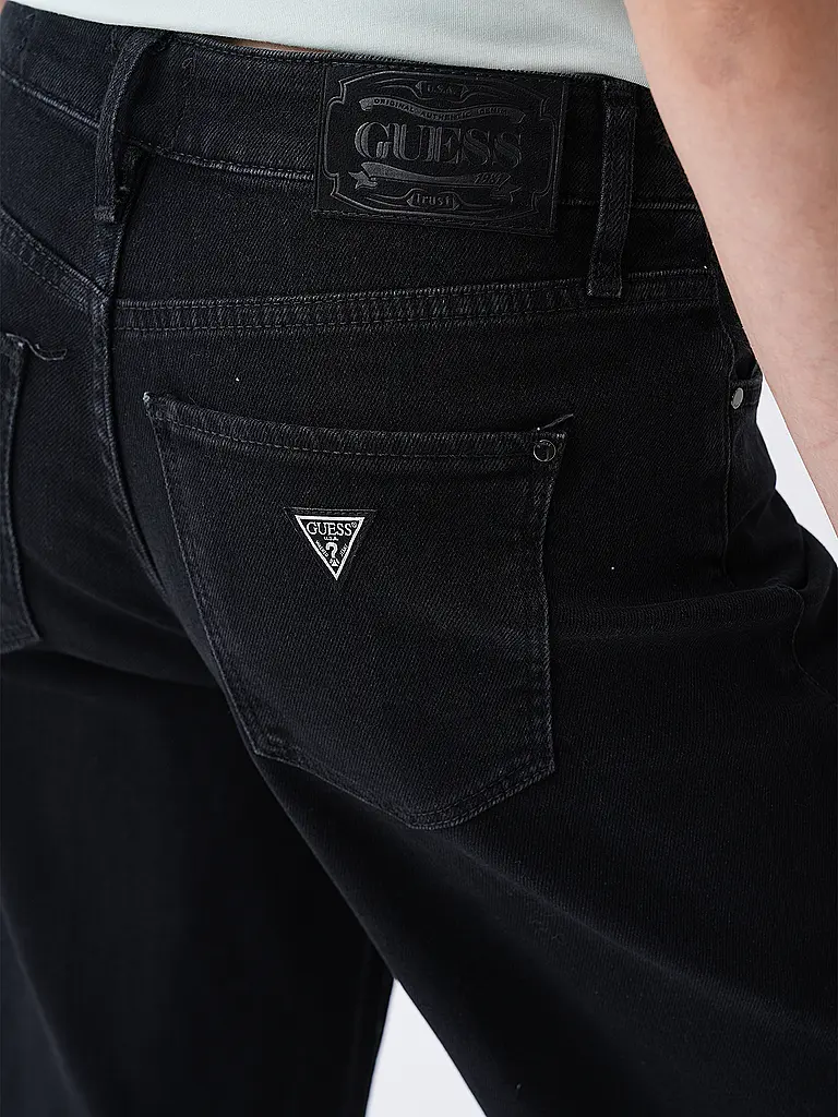 GUESS | Jeans Wide Leg | Schwarz
